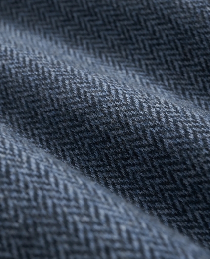 Cotton Herringbone Half-Zip, image 3