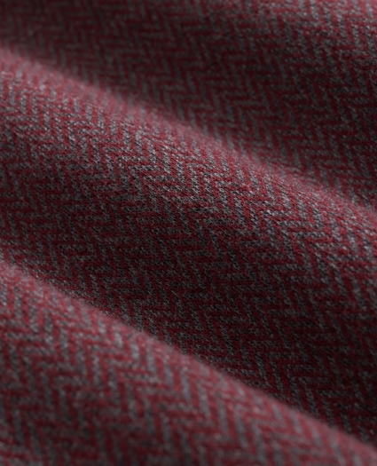 Cotton Herringbone Half-Zip, image 3