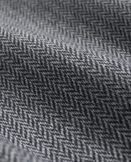 Cotton Herringbone Half-Zip, image 3