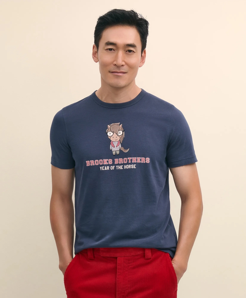 Men's Lunar New Year 100% Cotton Graphic T-Shirt, image 1