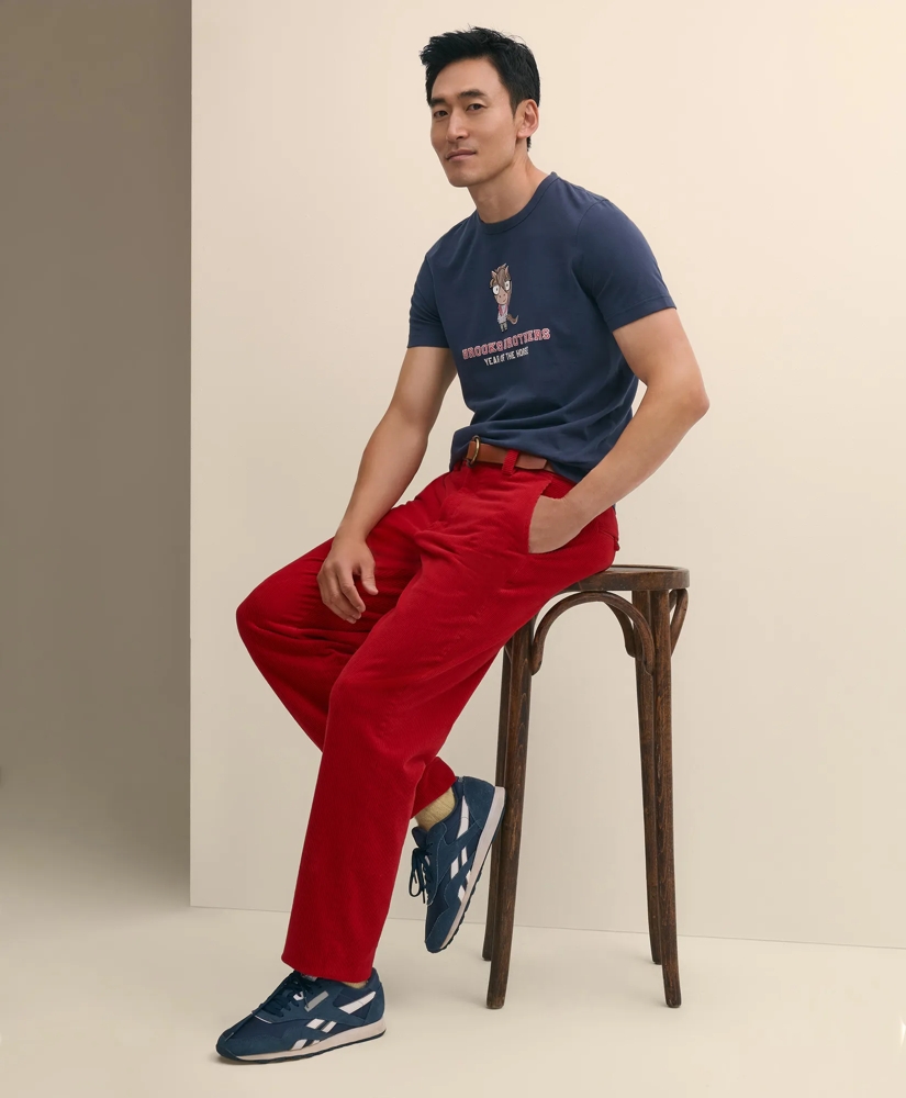 Men's Lunar New Year 100% Cotton Graphic T-Shirt, image 2