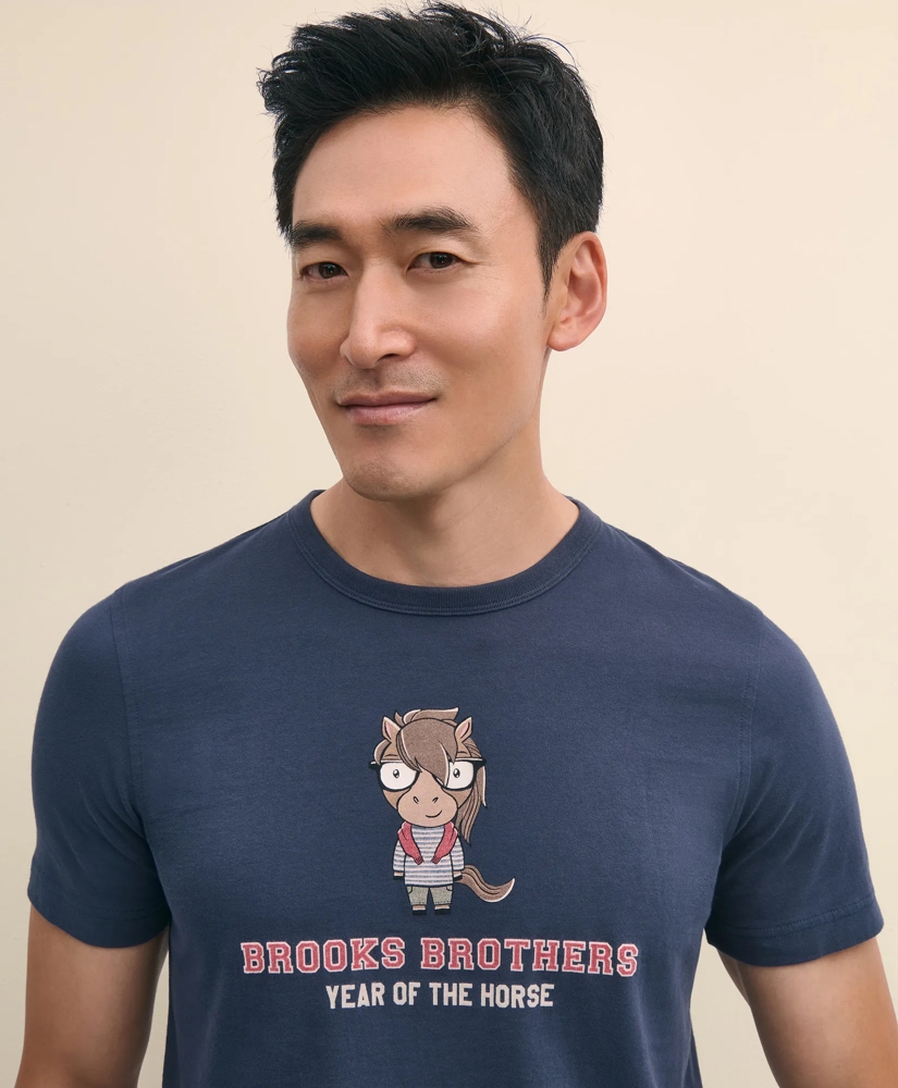 Men's Lunar New Year 100% Cotton Graphic T-Shirt, image 3