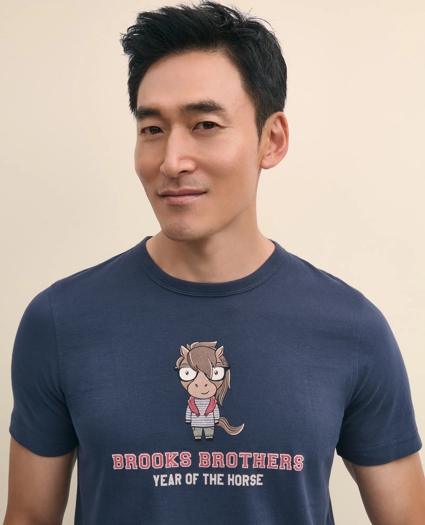 Men's Lunar New Year 100% Cotton Graphic T-Shirt, image 3