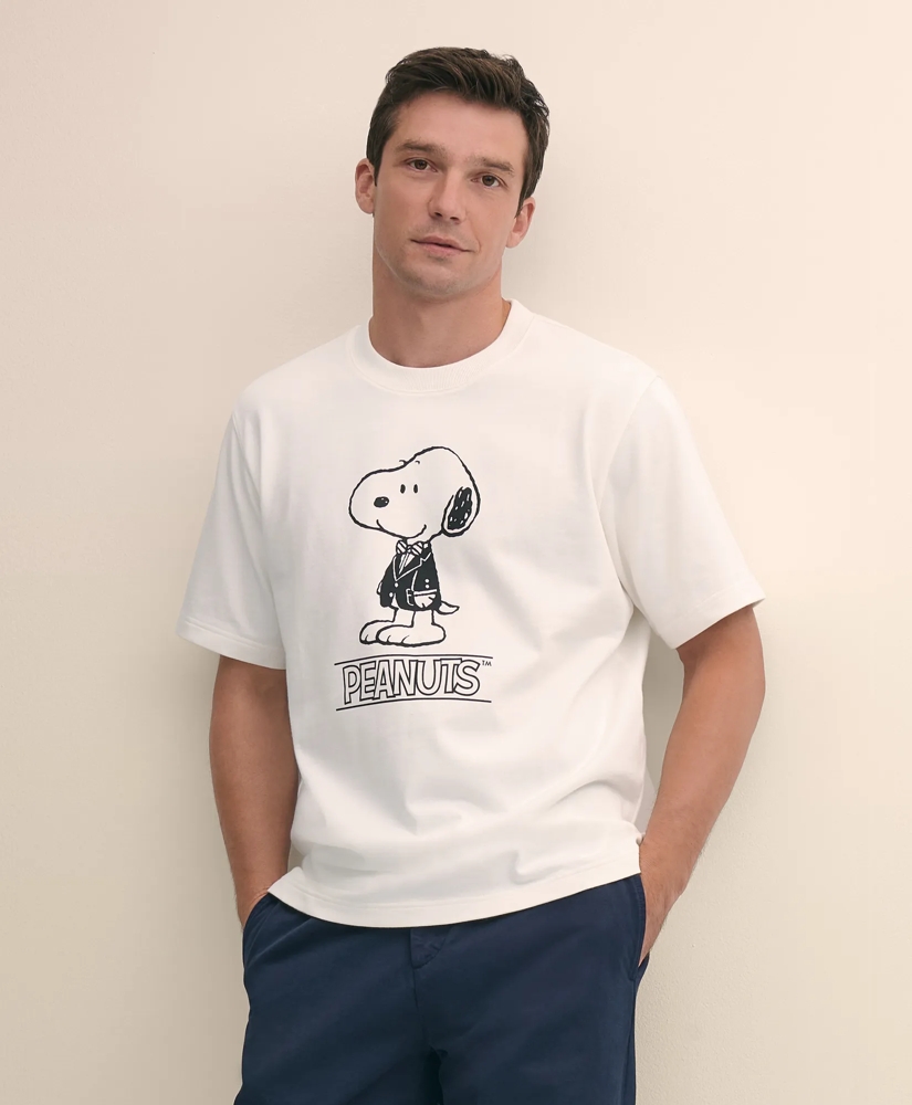 Brooks Brothers X PEANUTS Cotton Graphic Snoopy T-Shirt, image 3