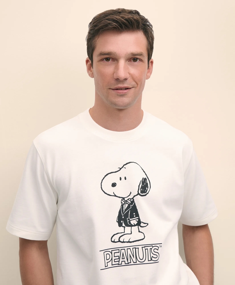 Brooks Brothers X PEANUTS Cotton Graphic Snoopy T-Shirt, image 4
