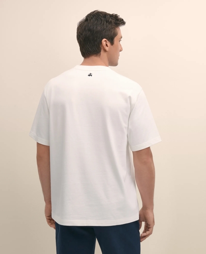 Brooks Brothers X PEANUTS Cotton Graphic Snoopy T-Shirt, image 5