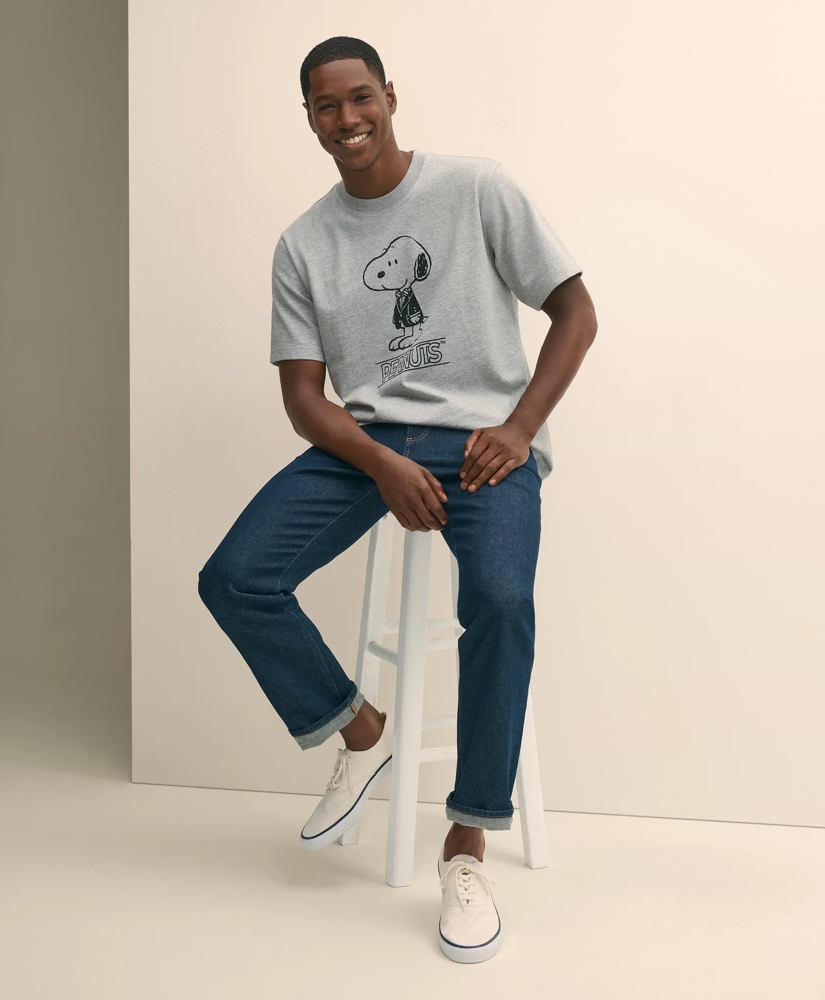 Brooks Brothers X PEANUTS Cotton Graphic Snoopy T-Shirt, image 2