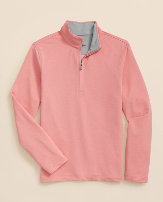 Brooks Brothers Performance Series Half-zip In Pink