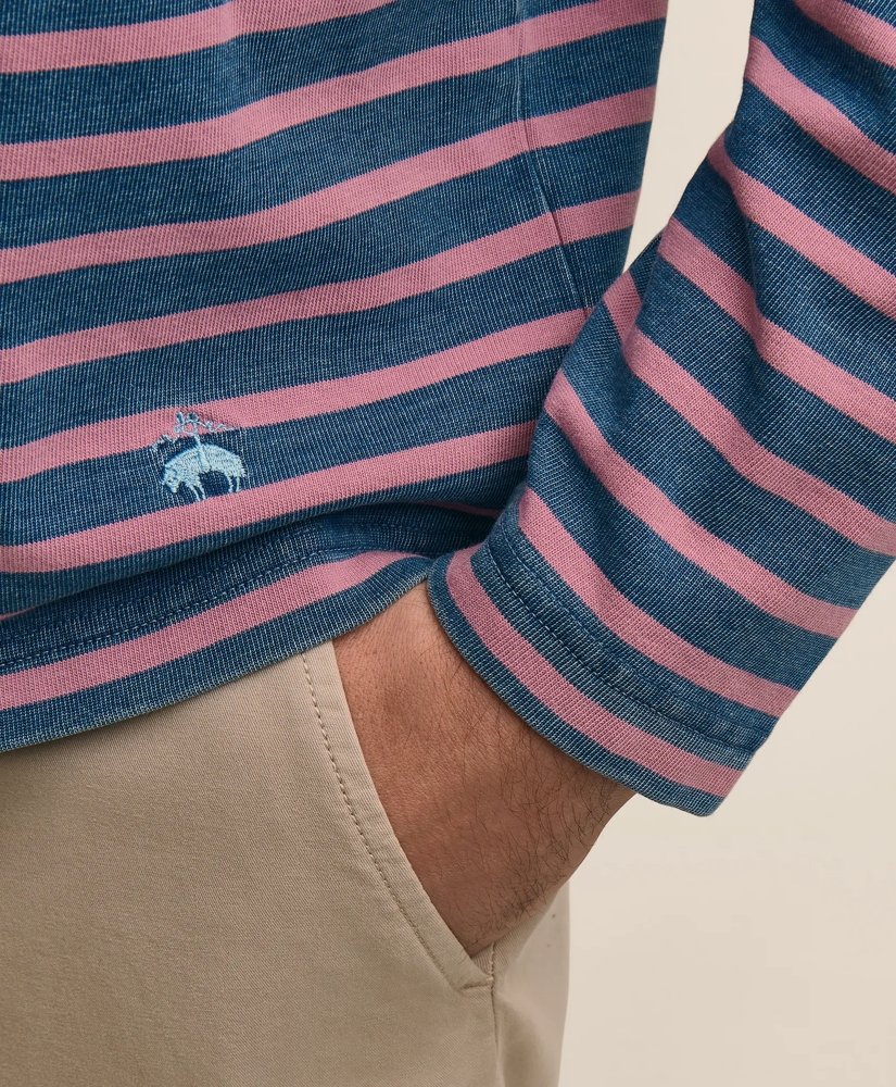 Cotton Heavyweight Mariner Stripe Long-Sleeve T-Shirt, image 5