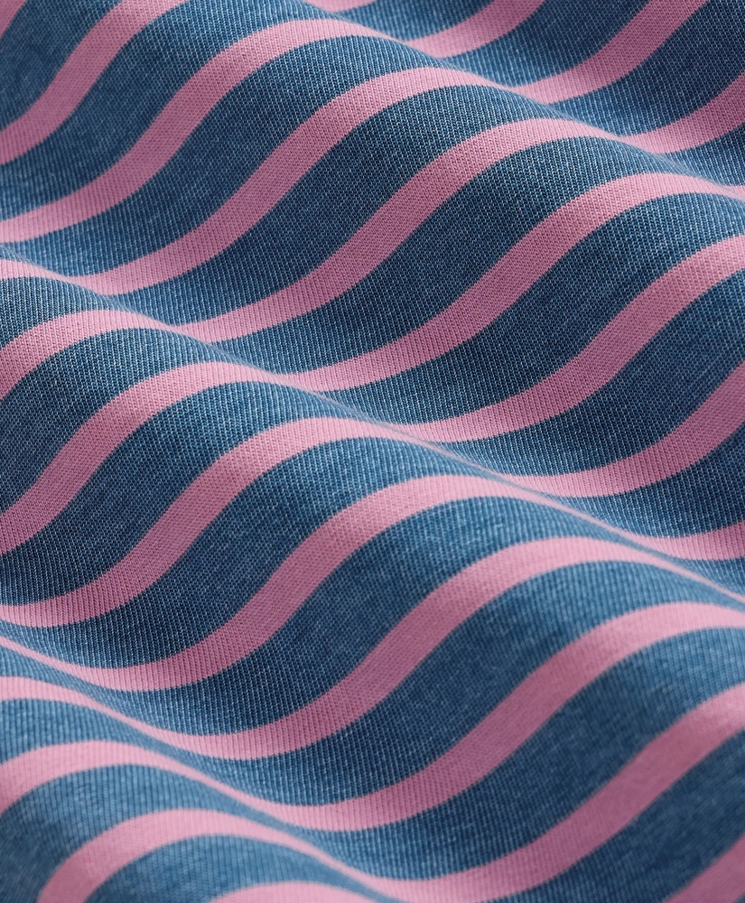 Cotton Heavyweight Mariner Stripe Long-Sleeve T-Shirt, image 8