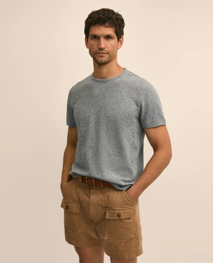 Cotton-Linen Pique T-Shirt, image 1