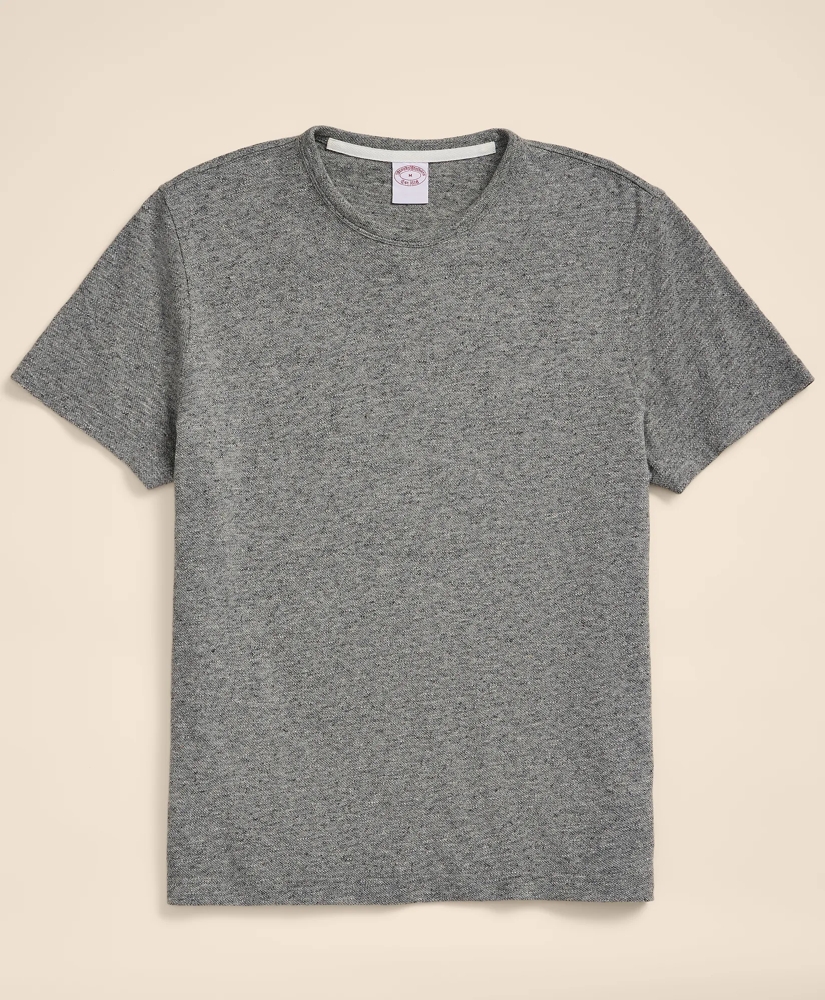 Cotton-Linen Pique T-Shirt, image 2