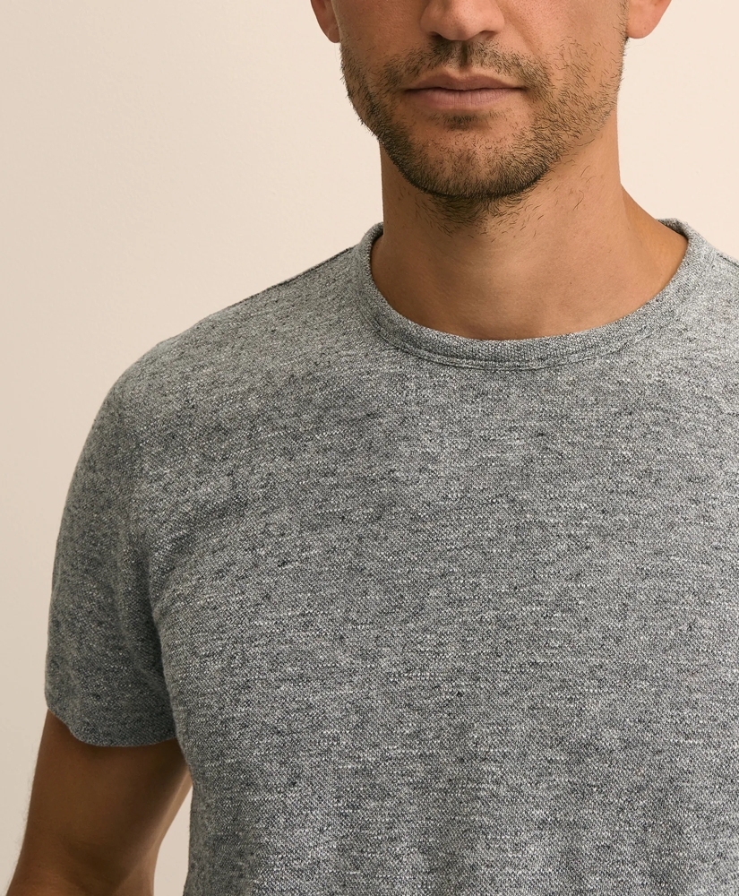 Cotton-Linen Pique T-Shirt, image 3