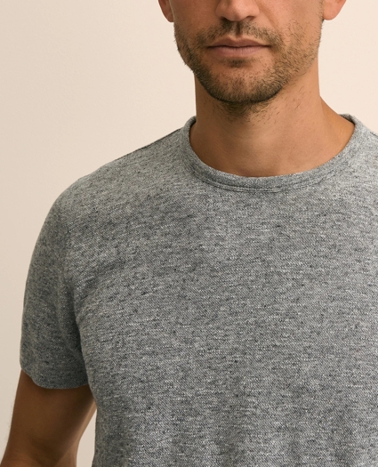 Cotton-Linen Pique T-Shirt, image 3