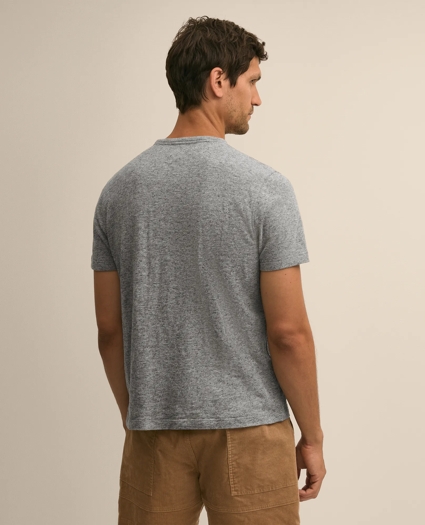 Cotton-Linen Pique T-Shirt, image 4