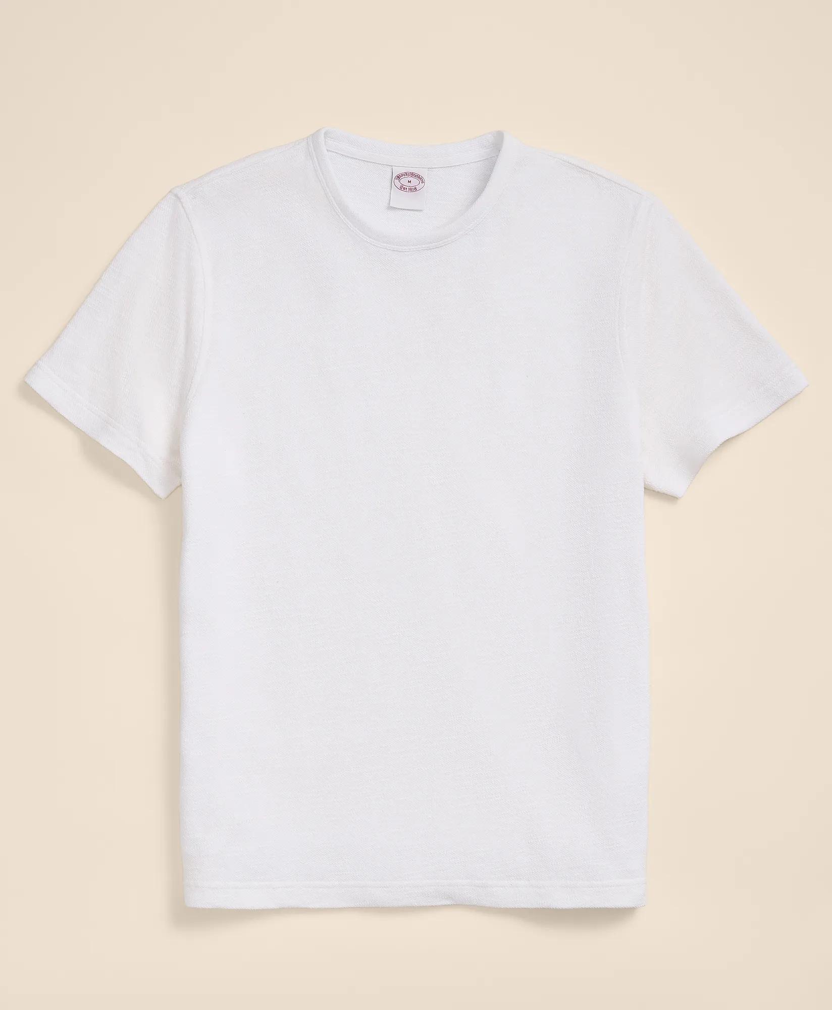 Cotton-Linen Pique T-Shirt, image 1