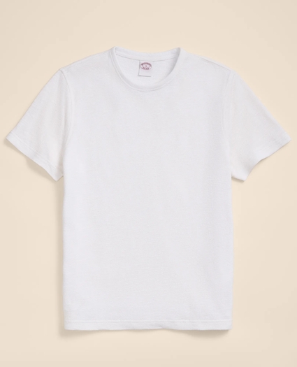 Cotton-Linen Pique T-Shirt, image 1