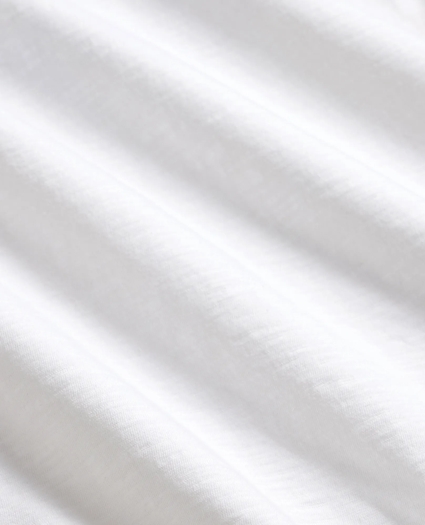 Cotton Slub Emblem Graphic T-Shirt, image 6