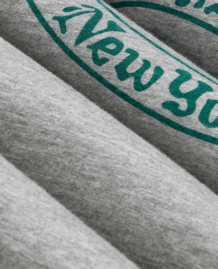 Cotton Slub Knit Brooks Brothers Graphic T-Shirt, image 6