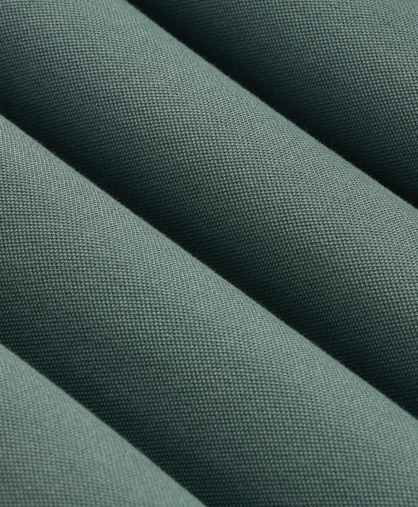 Cotton Pique Popover Polo Shirt, image 6