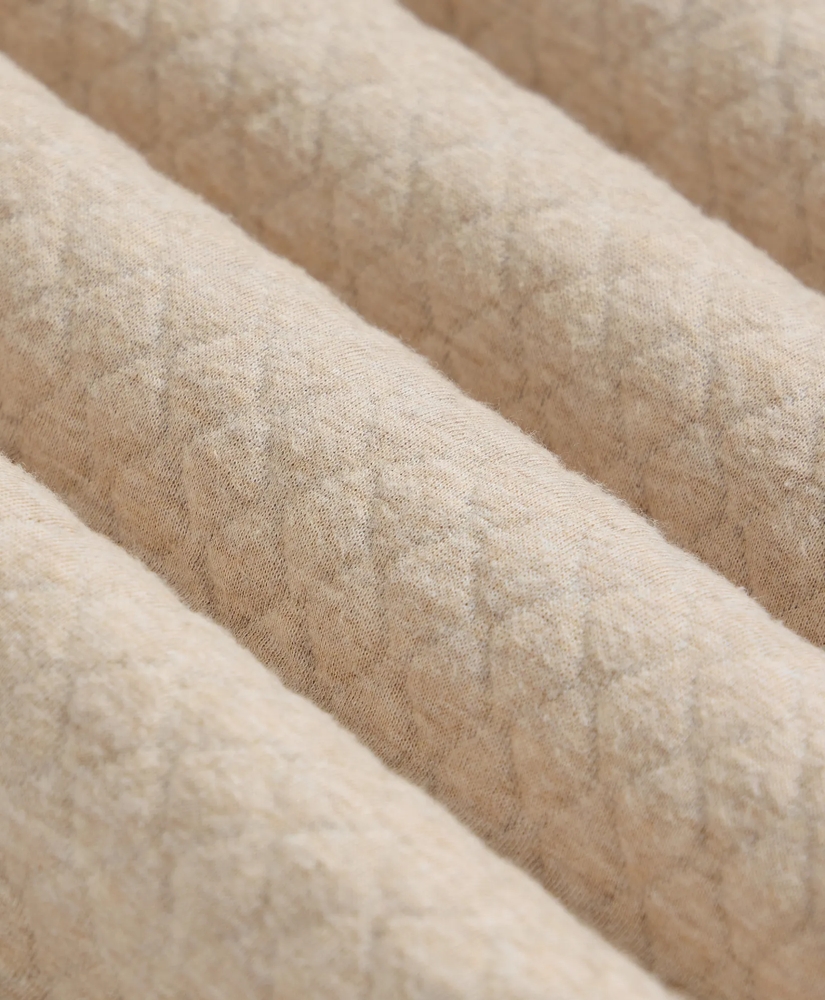 Cotton Blend Diamond-Quilted Quarter-Zip, image 6