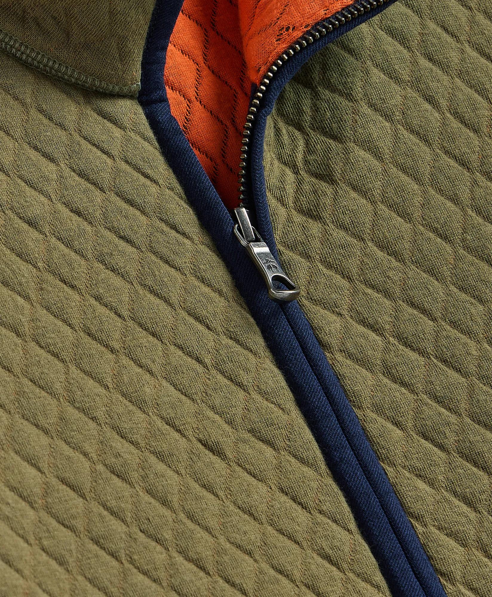 Diamond-Quilted Full-Zip Jacket, image 2