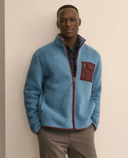 Teddy Fleece Full-Zip Jacket, image 1