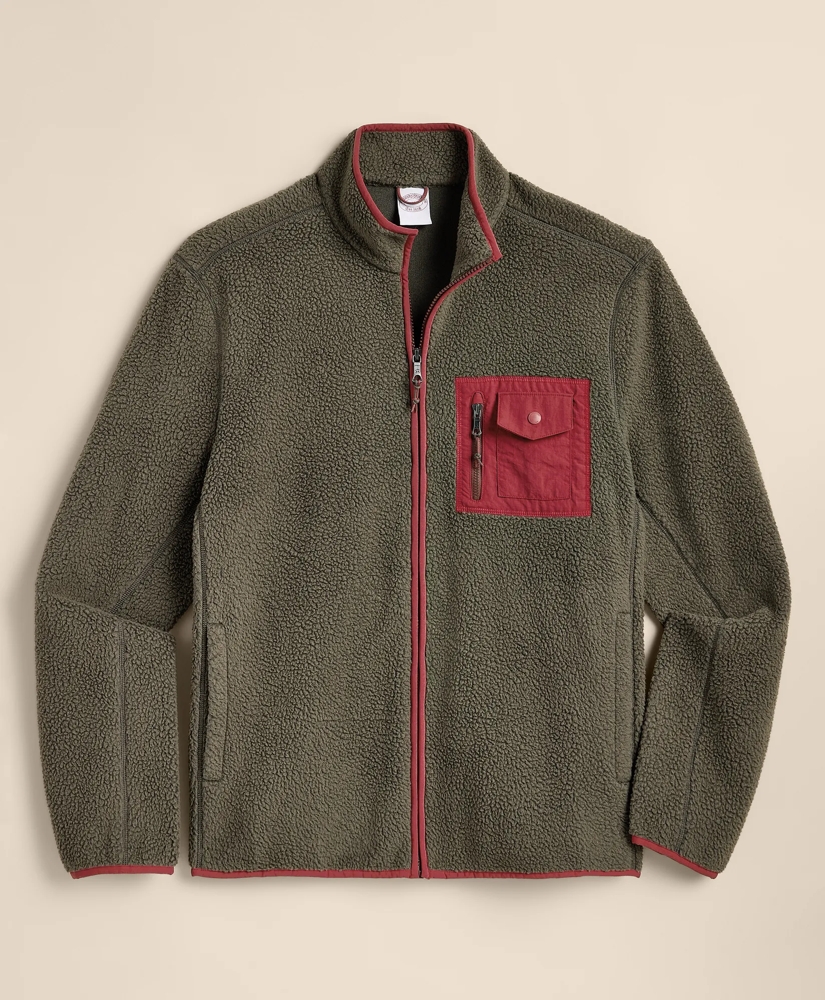 Teddy Fleece Full-Zip Jacket, image 2