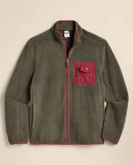 Teddy Fleece Full-Zip Jacket, image 2