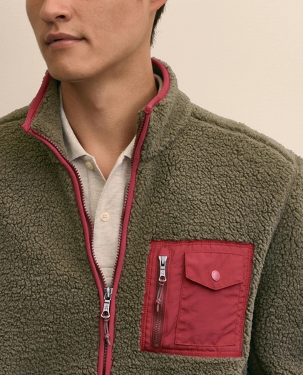 Teddy Fleece Full-Zip Jacket, image 3