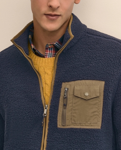 Teddy Fleece Full-Zip Jacket, image 3