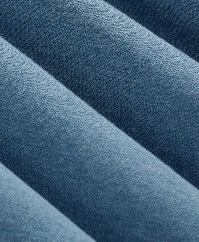 Cotton Blend Pique Quarter-Zip, image 8