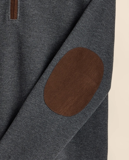 Cotton Blend Pique Quarter-Zip, image 7
