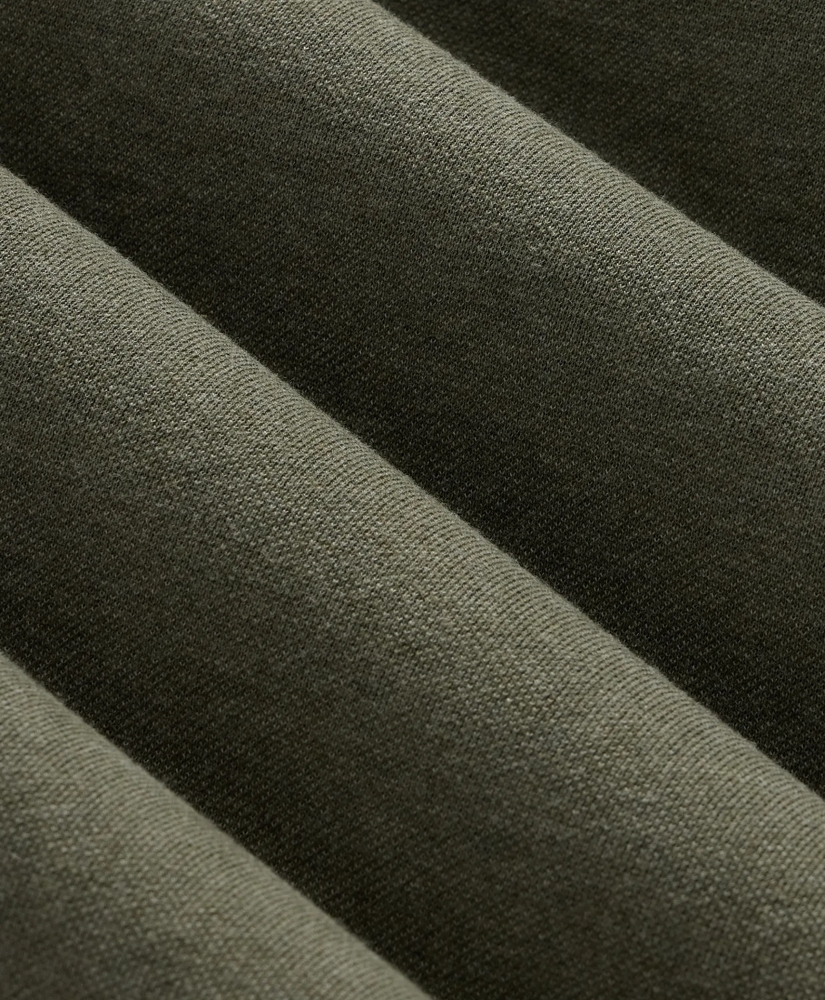 Cotton Blend Pique Quarter-Zip, image 7