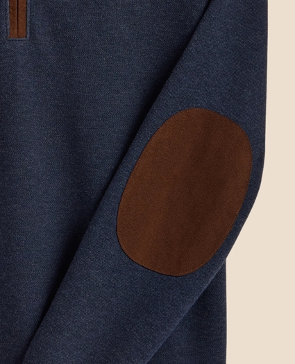Cotton Blend Pique Quarter-Zip, image 7