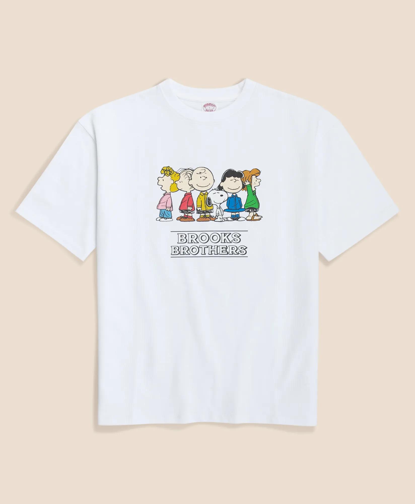 Brooks Brothers x PEANUTS Cotton Graphic T-Shirt, image 1