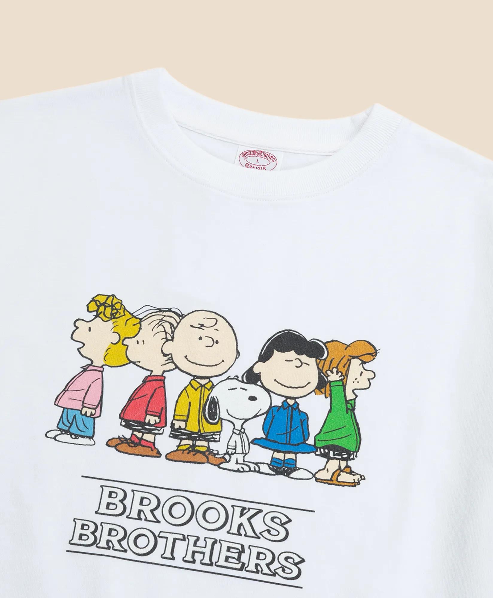 Brooks Brothers x PEANUTS Cotton Graphic T-Shirt, image 2