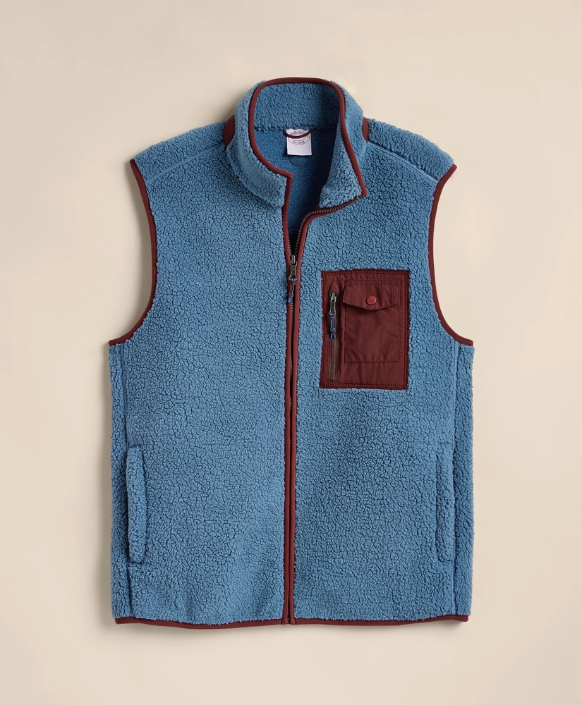 Teddy Fleece Full-Zip Vest, image 2
