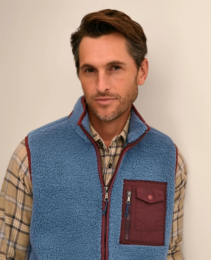 Teddy Fleece Full-Zip Vest, image 3