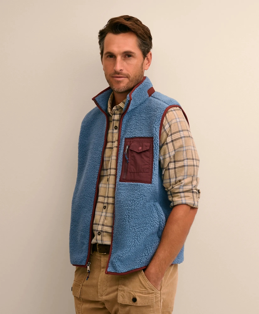 Teddy Fleece Full-Zip Vest, image 4
