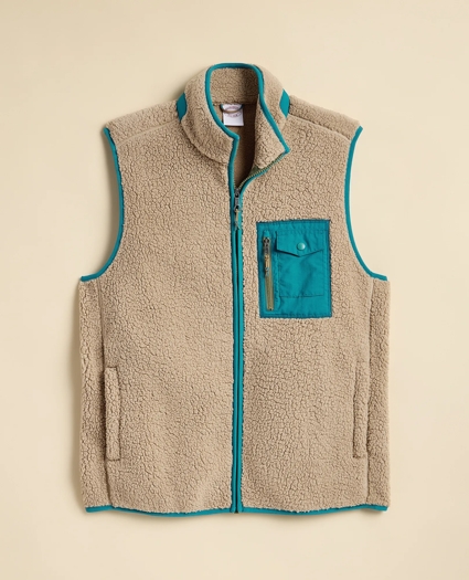 Teddy Fleece Full-Zip Vest, image 2