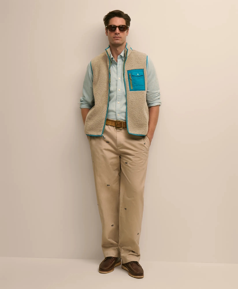 Teddy Fleece Full-Zip Vest, image 3
