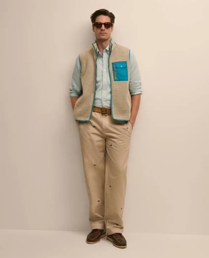 Teddy Fleece Full-Zip Vest, image 3