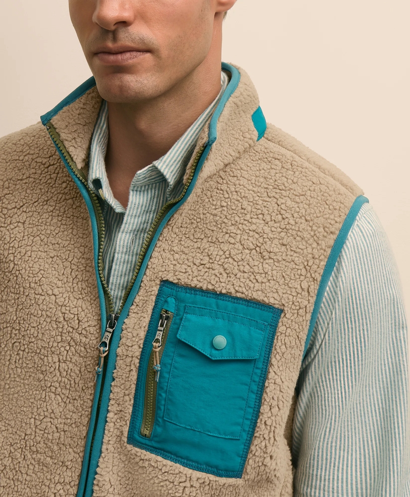 Teddy Fleece Full-Zip Vest, image 4