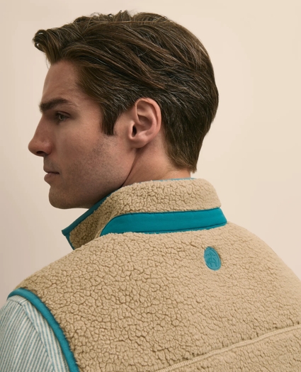 Teddy Fleece Full-Zip Vest, image 5