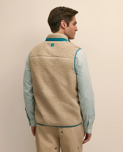 Teddy Fleece Full-Zip Vest, image 6