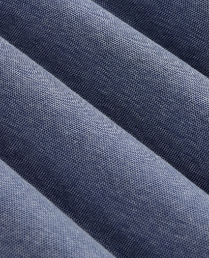 Cotton Blend Pique Quarter-Zip, image 3