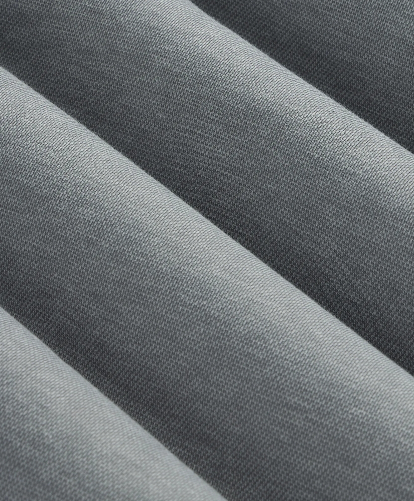 Cotton Blend Pique Quarter-Zip, image 3