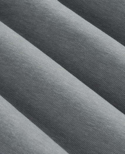 Cotton Blend Pique Quarter-Zip, image 3