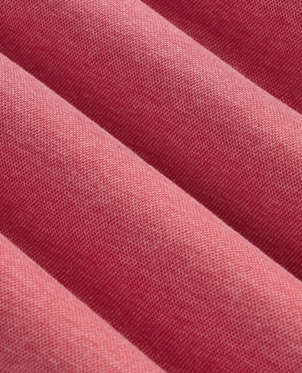 Cotton Blend Pique Quarter-Zip, image 3